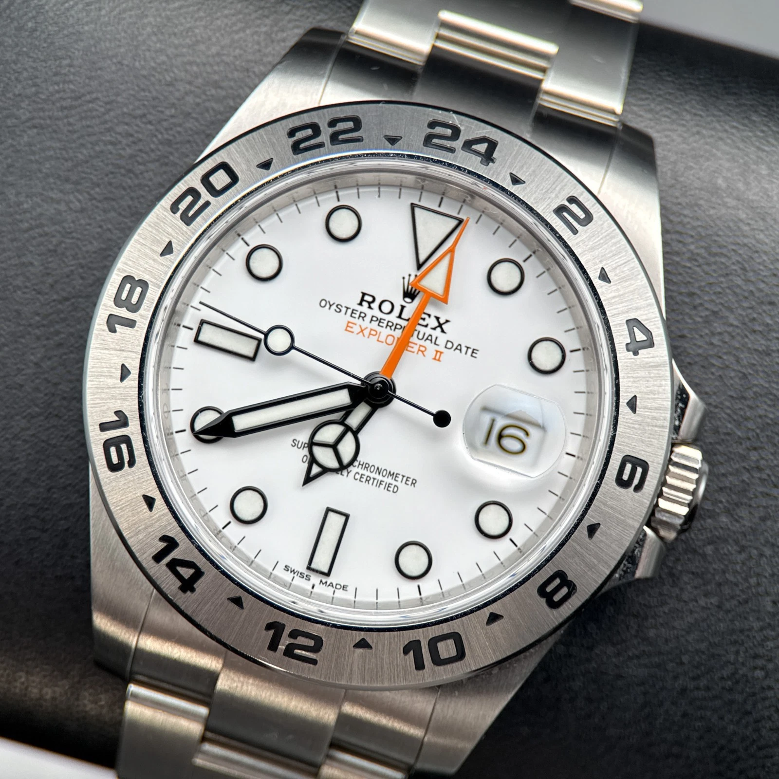 Rolex Explorer II 216570 Polar Dial Stainless Steel 42mm Automatic Watch
