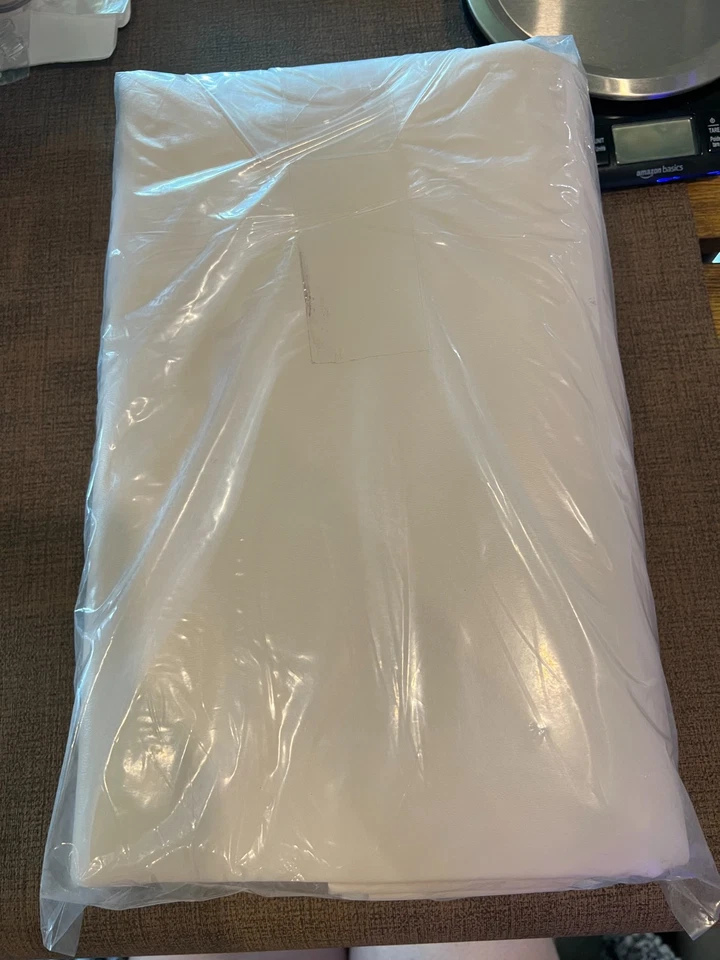 Your Tablecloth Cushioned Table Pad 52x120 Pink Chablis Vinyl Flannel Back - Image 3 of 3