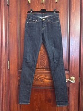 Uniqlo Dark Wash Straight Skinny Jeans Women s 0