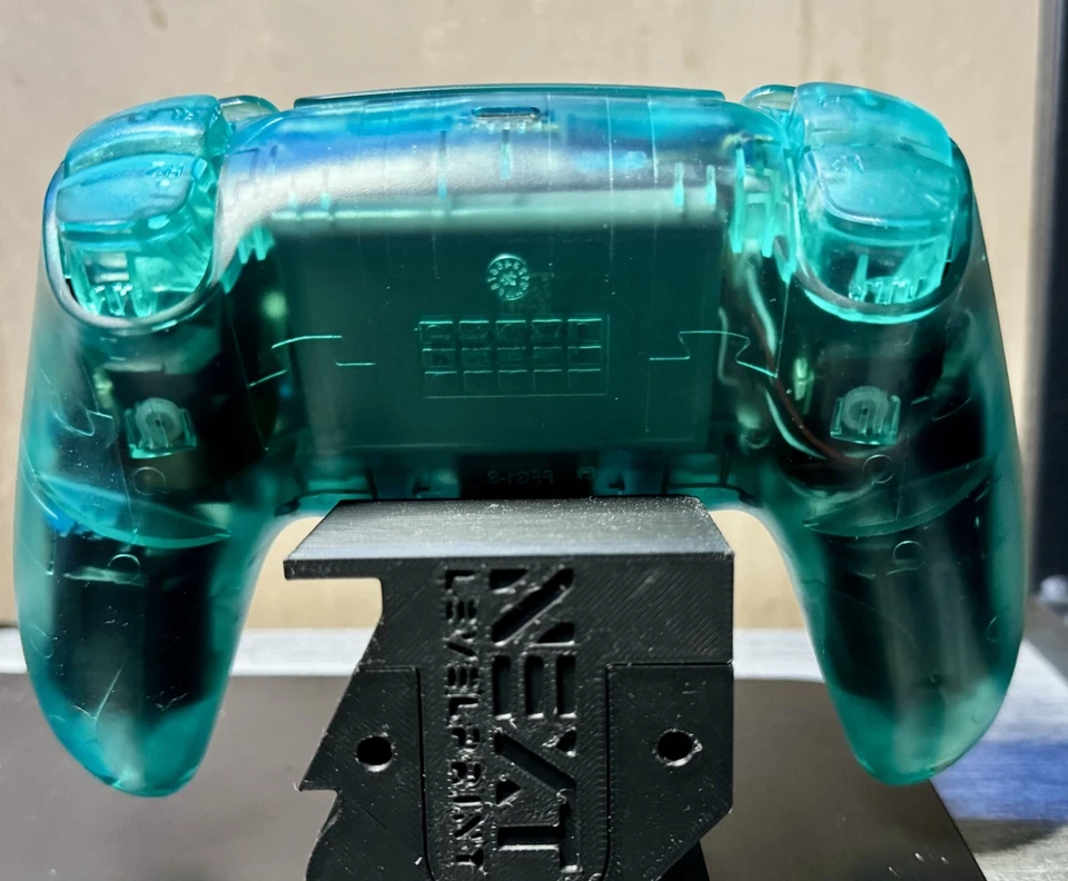 透明蓝色 Dualsense 无线改装控制器适用于 PS5 LED+Clicky+TMR — 第 3/4 张图片