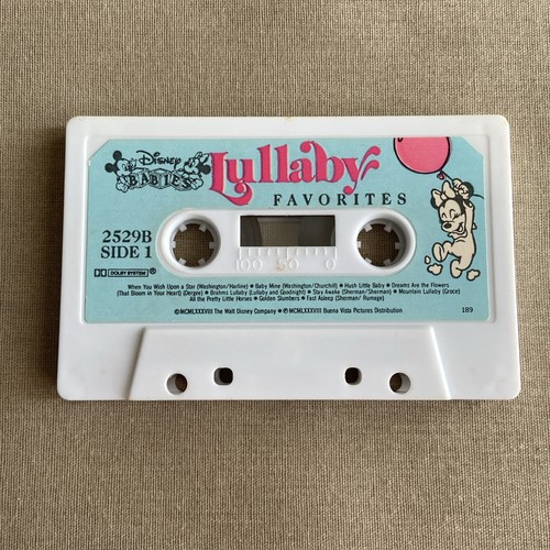 Walt Disney Babies Lullaby (Cassette Tape 1988) Vintage Baby Sleep Nursery Music - Picture 8 of 9