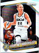 2025 Panini Prizm WNBA #124 Courtney Vandersloot Silver Prizms