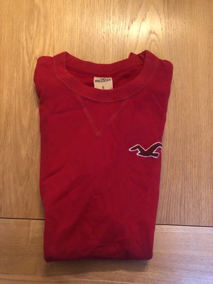 Mens Red Hollister T Shirt Size Small 