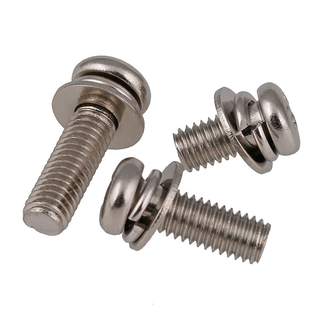 Galb Machine Screw M3 30mm Screw M3.5 Zinc Pozi Pan Head Machine Screws With Nuts & Thick ...