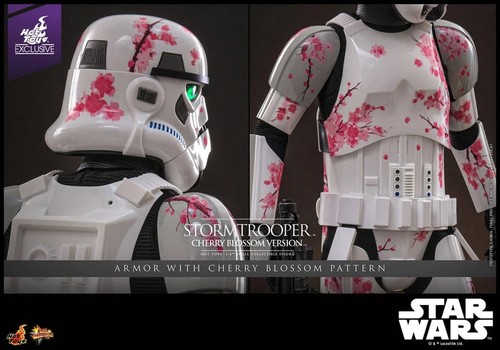 Star Wars Stormtrooper Cherry Blossom Version 1/6 Hot Toys Exclusive MMS776 RARE - Foto 13 di 13