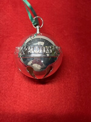 Christmas Wallace 2006 36th Edition Silver Plated Sleigh  display picture 1