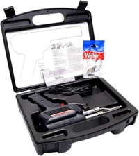 Weller 260W/200W Professional Soldering Gun Kit with Three Tips & Solder in Case
