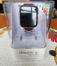 iTouch Air 3 Unisex Heart Rate Merlot Strap 40mm Smart Watch New W/Box