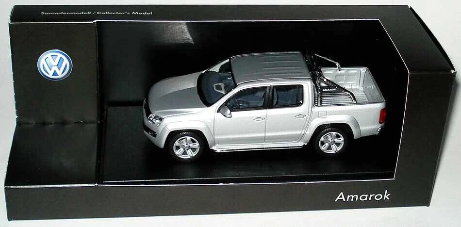 VERY RARE VW AMAROK 2H TDI 4 MOTION REFLEX SILVER 1 43 MINICHAMPS DEALER MODEL