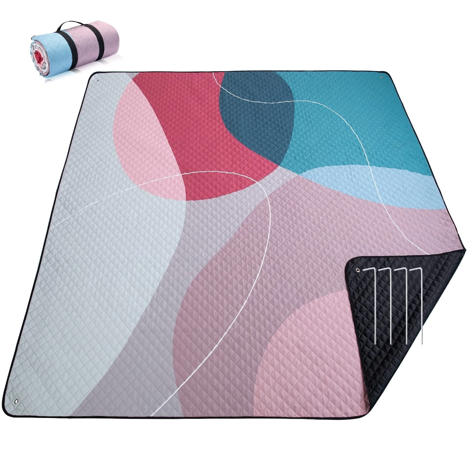 PY SUPER MODE Picnic Blanket - Thumbnail 2