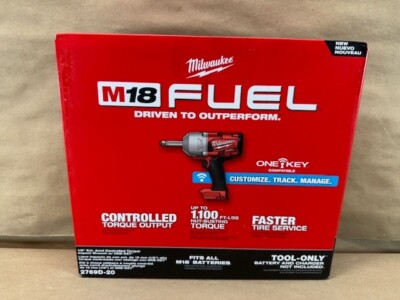 Milwaukee 2769D-20 M18 FUEL 1/2  Ext Anvil Controlled Torque Impact ONE-KEY