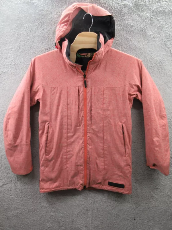 burton dryride hooded heather jacket