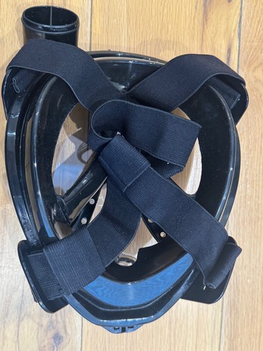 Cressy Duke full face snorkeling mask black S/M size - Picture 3 of 6
