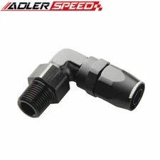 0° 45° 90° AN6 AN8 AN10 To NPT Hose End Oil/ Fuel /Gas Line Fitting Adapter US.