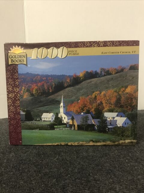 Golden Books East Corinth Church Vermont 1000 piece jigsaw puzzle Sealed