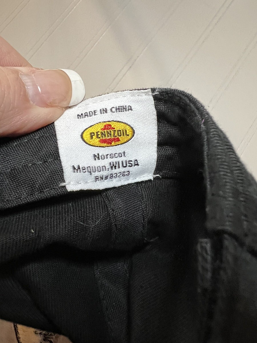 Pennzoil Platinum Black Embroidered Hook & Loop Adjustable