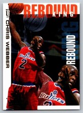 Chris Webber #9 1994-95 Ultra Rebound Kings Basketball Card