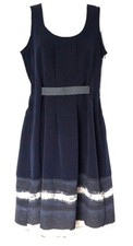 Simply VERA Wang Blue Summer Dress Size UK 10