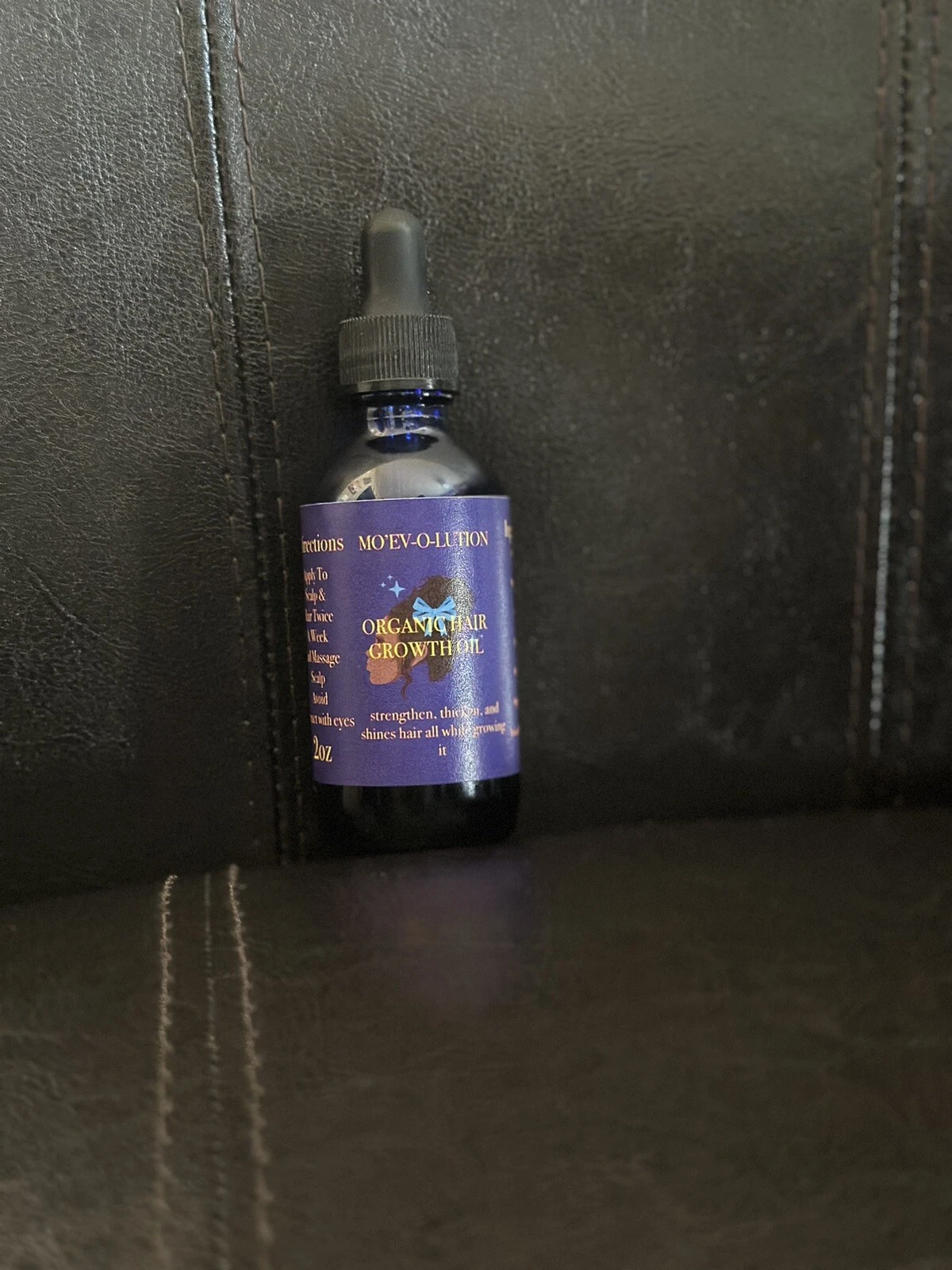 Organic hair growth oil