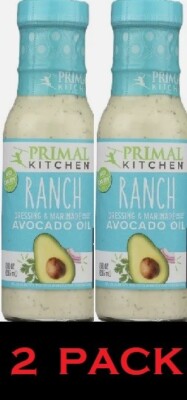 primal kitchen ranch dressing Dressing, Caesar Dressing, and Green Goddess & Marinade, Made with Avocado Oil, 8 Fluid Ounces, Variety Pack of 3 : Grocery & Gourmet Food does not contain refined sugar. Ranch Dressing with Avocado Oil