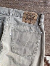 Levi's 517 Vintage Men's Beige Cotton Pants Size W 32 L 32