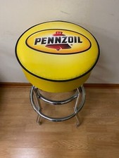 Vintage Pennzoil Motor Oil Bar Stool  Brand New In Box Discontinued RARE