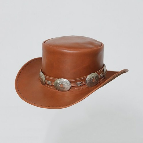 Tan Brown Leather Pale Rider Conchu 