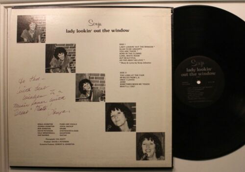 Sonja Johnston Autographed Lp Lady Lookin Out The Window On Not On Label - Vg++ - Afbeelding 1 van 1