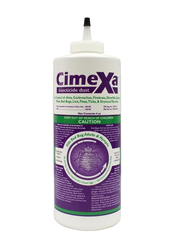 Cimexa Insecticide Dust 4 oz  Most Effective Long lasting Bed Bug Protection