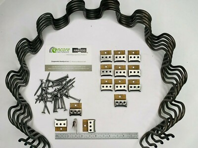 8 Gauge x 25'' No-Sag / Zig-Zag Springs for Upholstered Furniture Repair - 5 Pcs