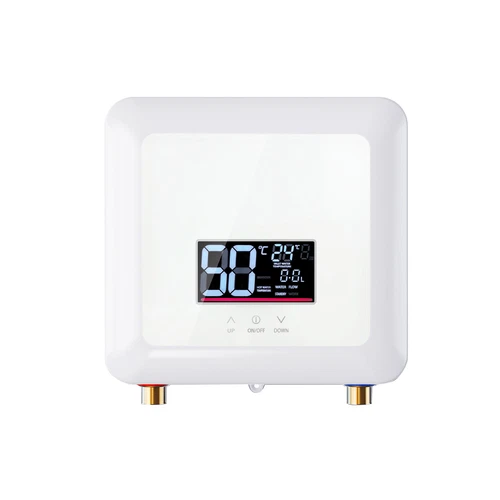 LED Water Heater Under Sink Water Boiler Instan Electric Tankless Heater 110V