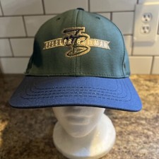 Vintage Fessler Bowman Hat Imperial Headwear USA Made Green/Blue Baseball Cap