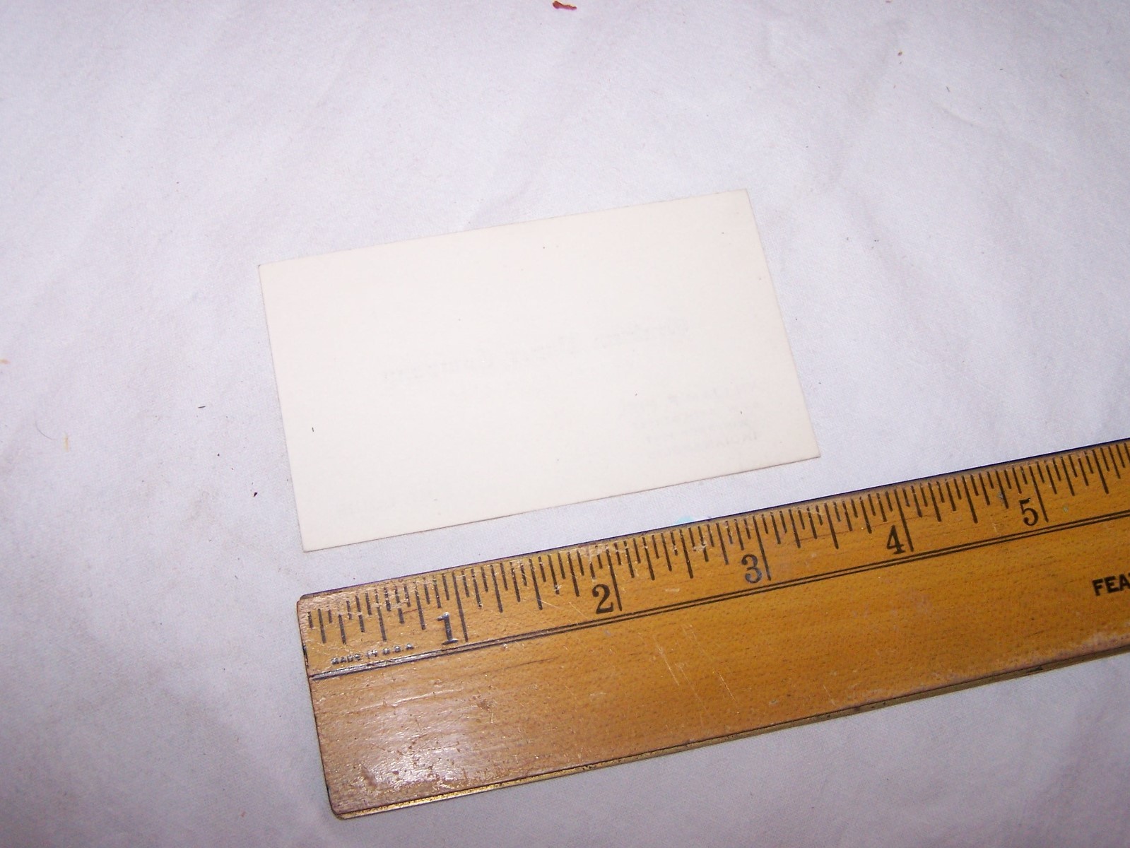 Vintage GRAHAM PAPER COMANY Business Card WILLIAM PIEL Indianapolis IN St Louis