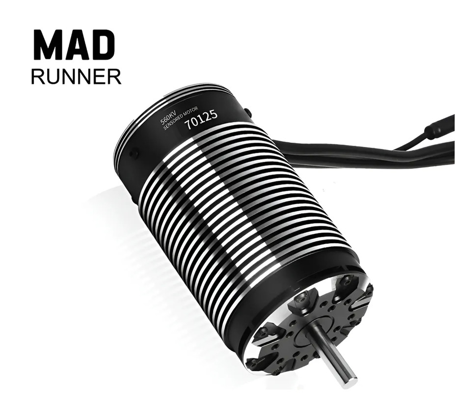 MAD 70125SD WATERPROOF Brushless 1/5 Motor 560KV (6-12S LiPo) or 420KV (8-16S)