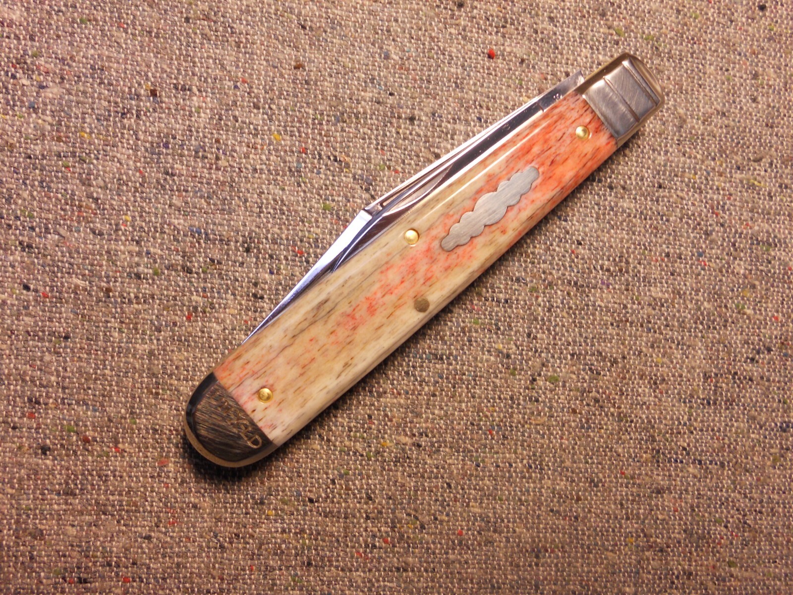 Great Eastern Cutlery Northfield 87 English Jack Knife Dyed Camel Bone
