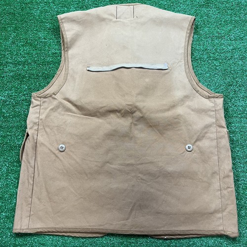 Brush Master Vintage Hunting Game Bag Shooting Vest Pockets Size Large USA - Picture 8 of 12