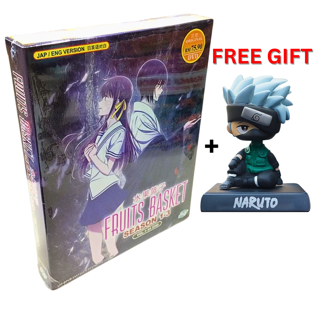 DVD Anime Fruits Basket Complete Season 1-3 Vol 1-64 Eng Sub Dub