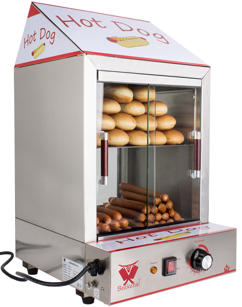 Hot Dog Steamer calentador de salchichas calentador de panecillos aperitivo gastro beeketal