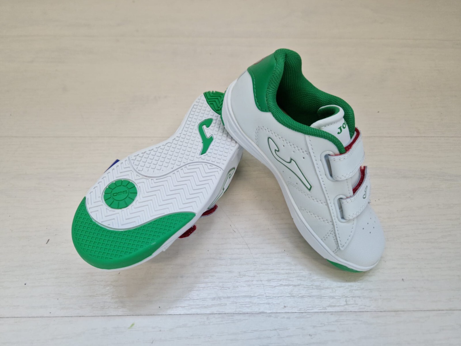 FW23 JOMA SCARPE BAMBINO W GINKANA 615 WHITE-GREEN GINNASTICA JUNIOR