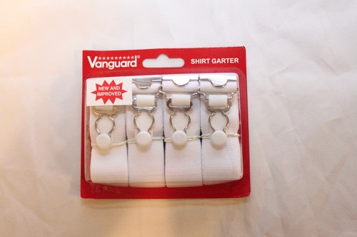 Vanguard White Holders/Shirt Stays 