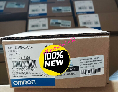 OMRON CJ2M-CPU14 CPU UNIT NEW IN BOX FAST SHIP BY DHL/FEDEX/UPS | eBay