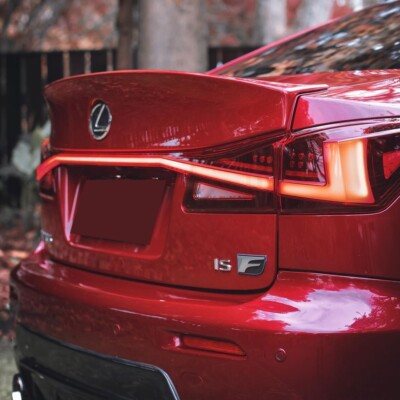 Red Lens Full LED Tail Light For Lexus IS250 IS350 ISF 2006-13 w/Trunk Light Bar