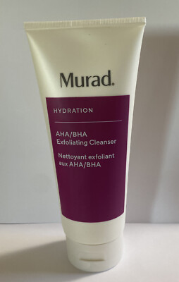 MURAD Hydration AHA/BHA Exfoliating Cleanser 6.75oz - NEW & Sealed