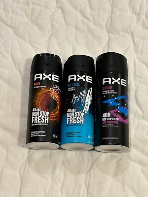 AXE 48-Hour Fresh Deodorant Body Spray Fragrance for Men - Variety 3 Pack