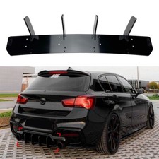FOR BMW 1 SERIES F20 LCI M140i REAR DIFFUSER FINS IN GLOSS BLACK