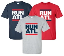 RUN ATL T-Shirt Available in Sizes S-4XL, 3 Colors custom sports fan gift jersey