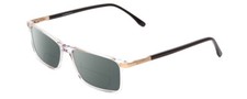 Big Tall 23 Unisex Polarized BIFOCAL Reading Sunglasses in Crystal Clear 60 mm