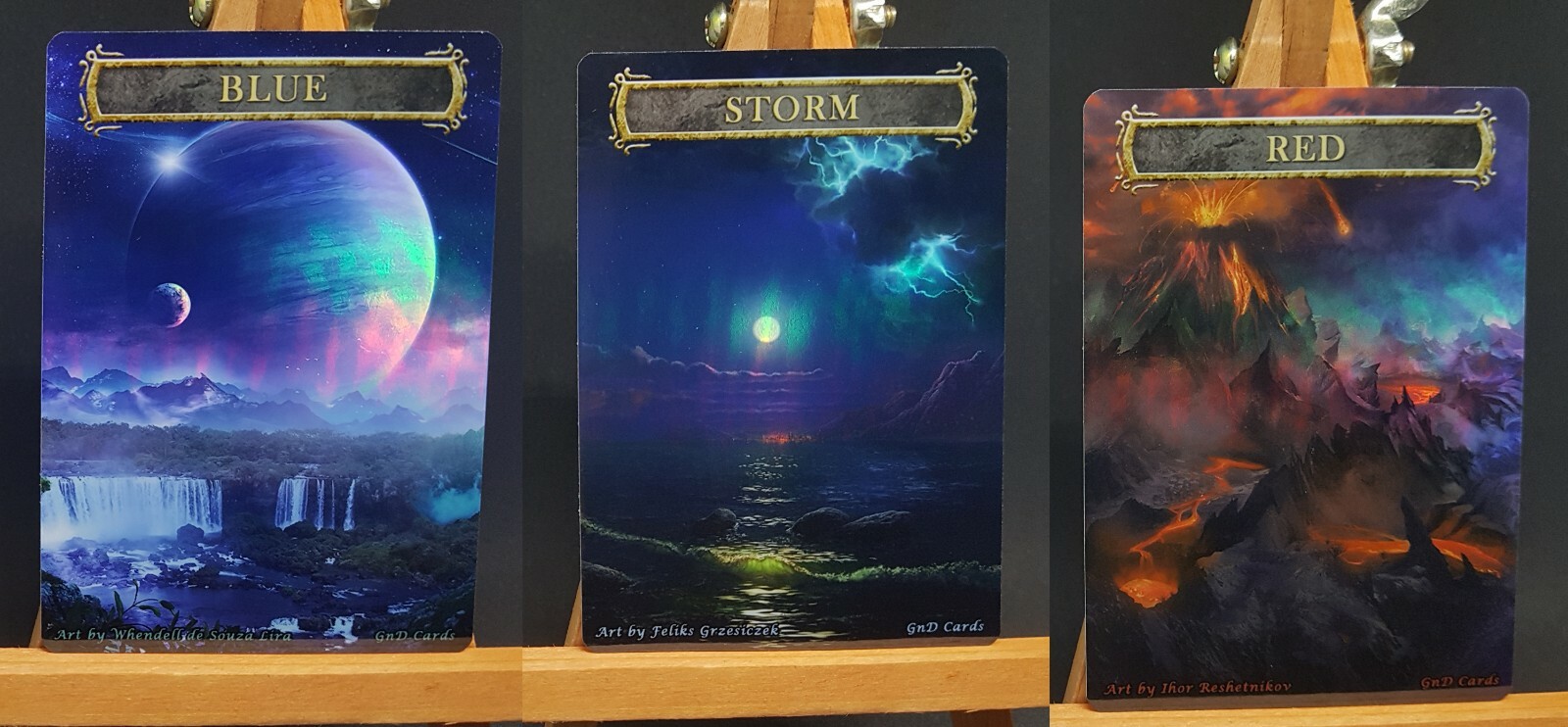 Basic Pack of StormMana Counters 1 *FOIL LAMINATED* MTG eBay