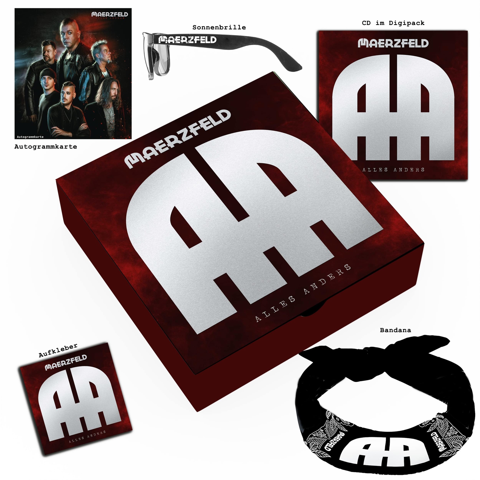 Maerzfeld Alles Anders (Ltd.Fanbox Bandana+Sonnenbrille) (CD)