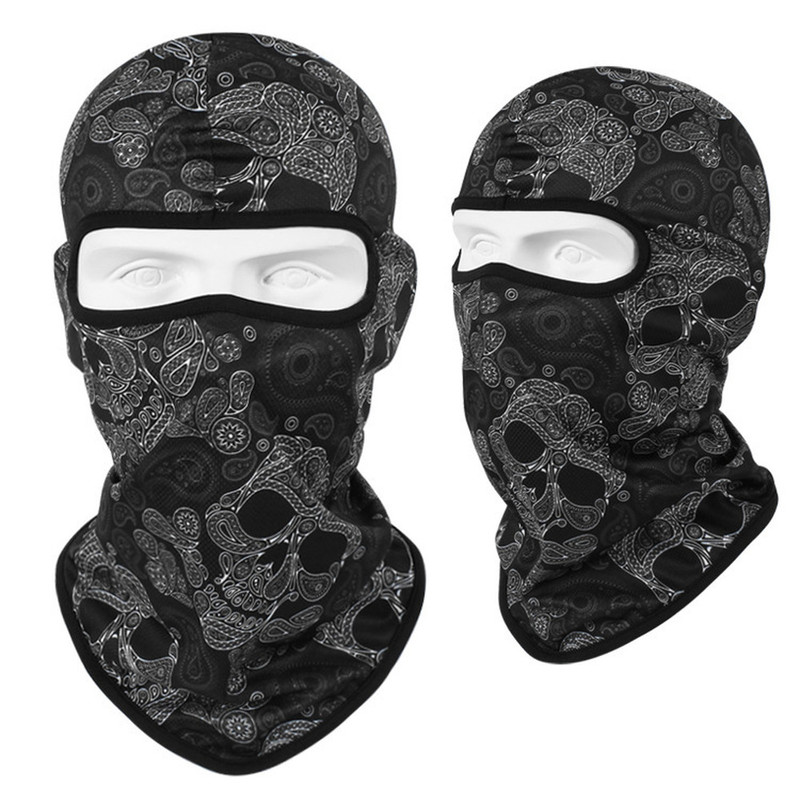 Skull Mask Balaclava Ghost Bandana Motorcycle Full Face Masks Halloween Mask US